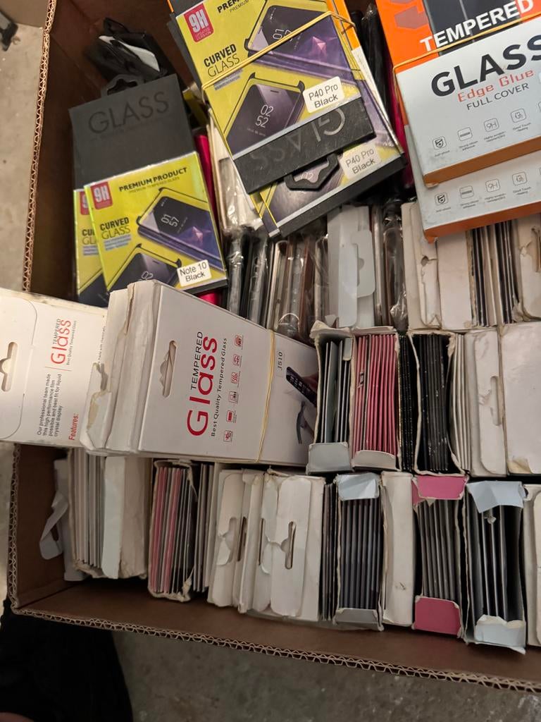 Grote partij telefoonhoesjes en screenprotectors, Ophalen of Verzenden, Nieuw, Hoesje of Tasje