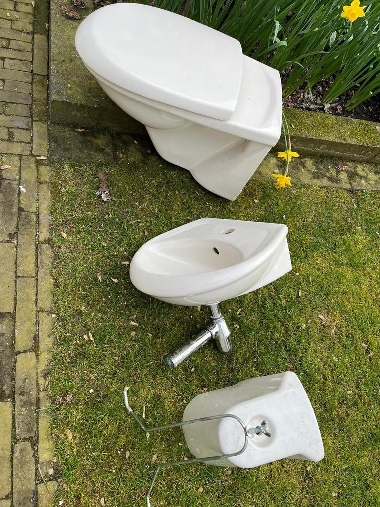 Wandtoilet en toiletfontein Villeroy Boch, Ophalen of Verzenden, Toilet