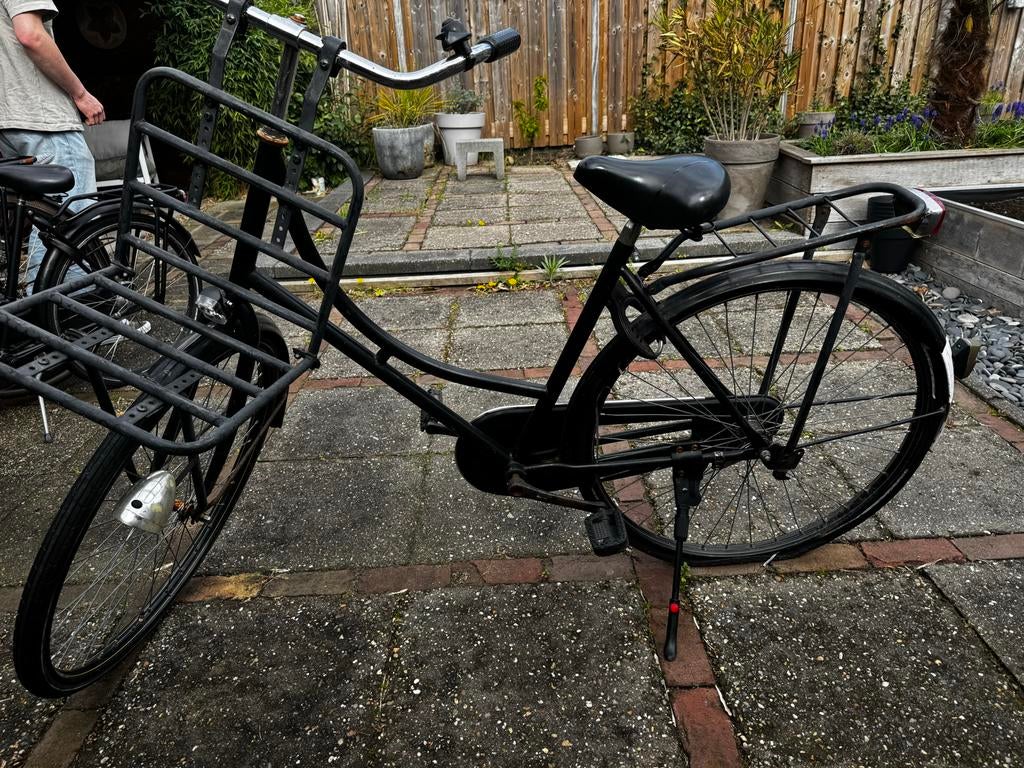 Omafiets met voordrager - Ideaal als stads- of stationsfiets, 53 tot 56 cm, Ophalen, Gebruikt, Overige merken