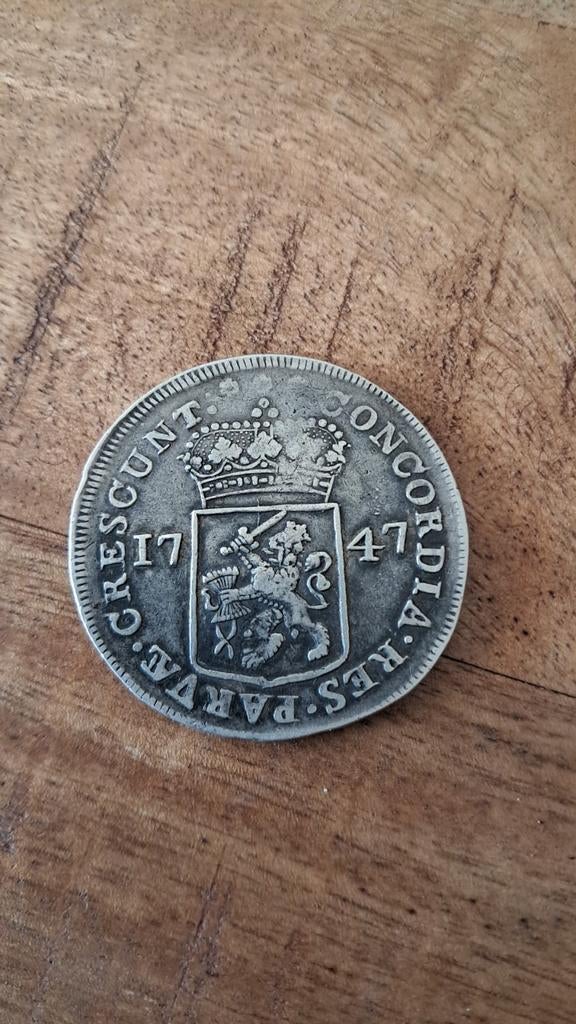 Zeldzame Zilveren Dukaat 1747 - Provincie Zeeland, Vóór koninkrijk, Zilver, Losse munt, Overige waardes