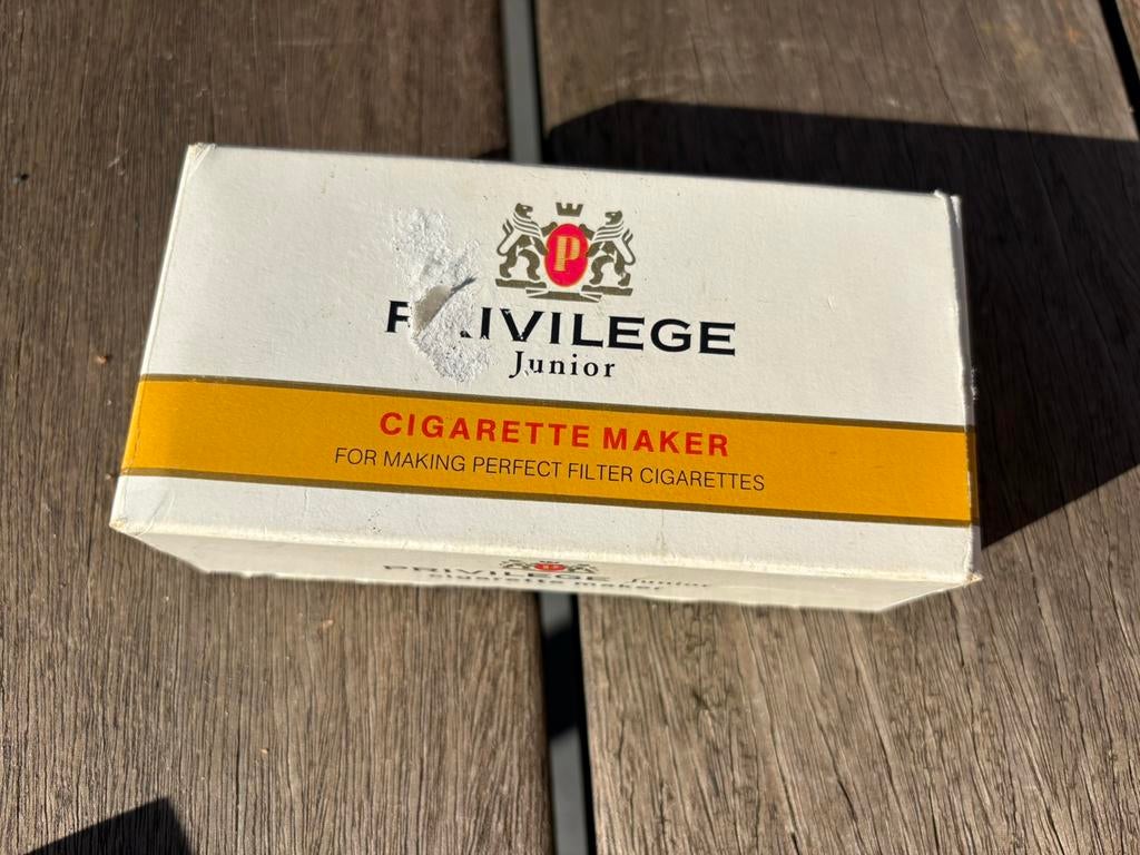 Cigarette maker privilege, Ophalen of Verzenden, Zo goed als nieuw, Sigarenbandjes
