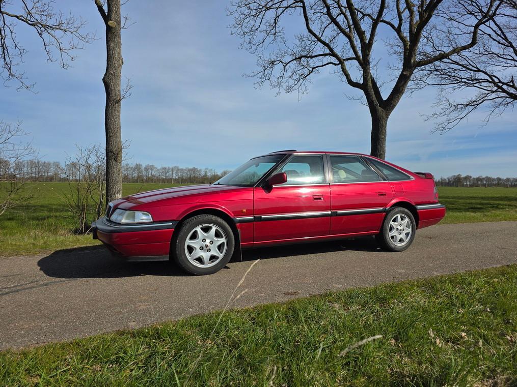 Rover 827 Fastback 119.000 km  bouwjaar1992, Auto's, Rover, Automaat, 1345 kg, Achterwielaandrijving, Beige