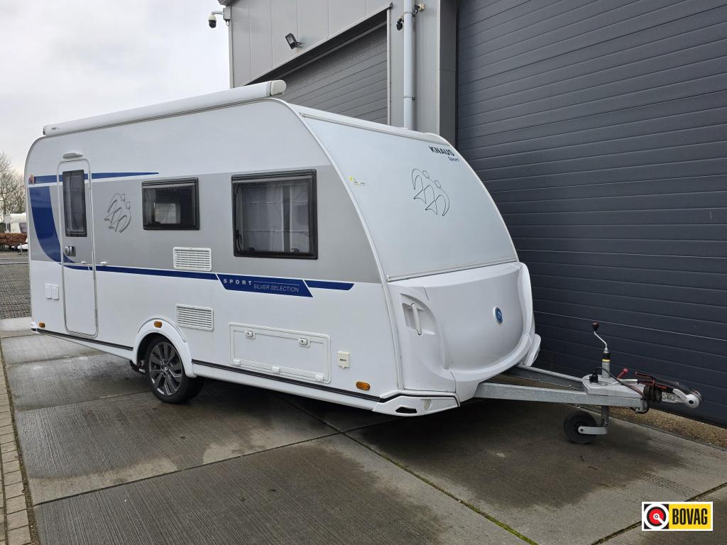 Knaus Sport Silver Selection 420 QD incl Bovag beurt/garanti, Caravans en Kamperen, Caravans, Bedrijf, Treinzit, Tot en met 3