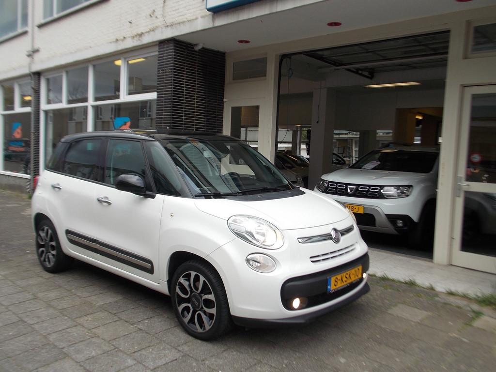 Fiat 500L 0.9 TwinAir Easy PANODAK AIRCO (bj 2013), Gebruikt, Euro 6, Start-stop-systeem, Wit