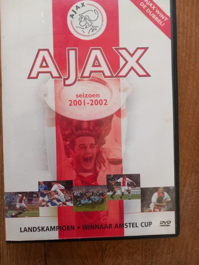 DVD Ajax Seizoensoverzicht 2001/2002, Voetbal, Gebruikt, Alle leeftijden, Ophalen of Verzenden