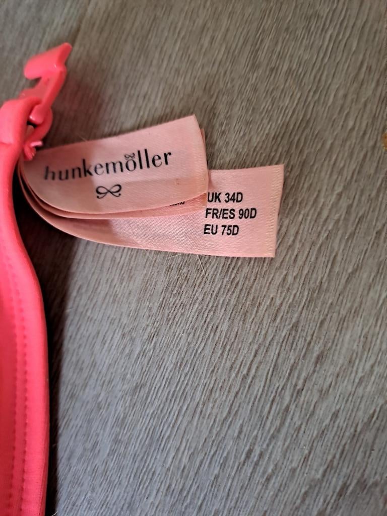 Bikini  hunkemoller  maat  75 d top broek  l, Ophalen of Verzenden, Zo goed als nieuw