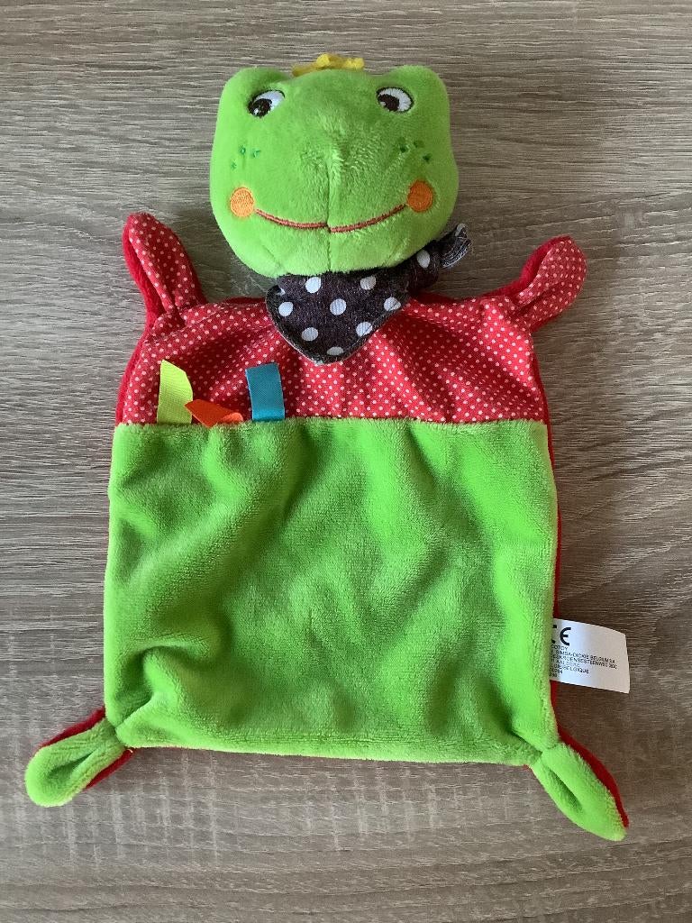Nicotoy Simba kikker knuffeldoekje lapje velours 4 euro, Ophalen of Verzenden, Zo goed als nieuw, Overige typen