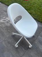 IKEA bureaustoel - Wit, in hoogte verstelbaar, Huis en Inrichting, Bureaustoelen, Ophalen, Gebruikt, Wit, Bureaustoel