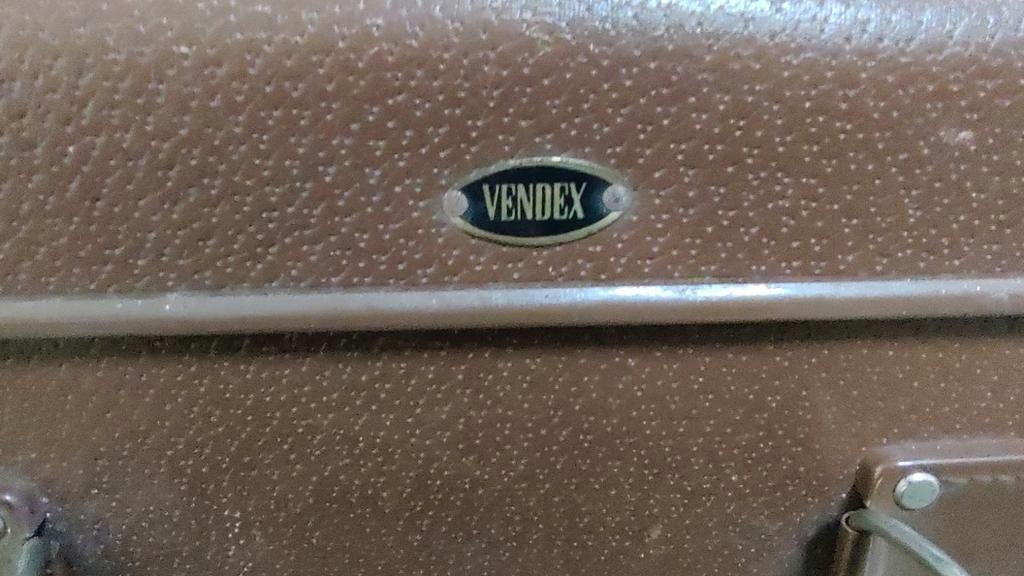 K501 VINTAGE koffer - hutkoffer van geperst karton, Overige materialen, Gebruikt, -, Ophalen of Verzenden