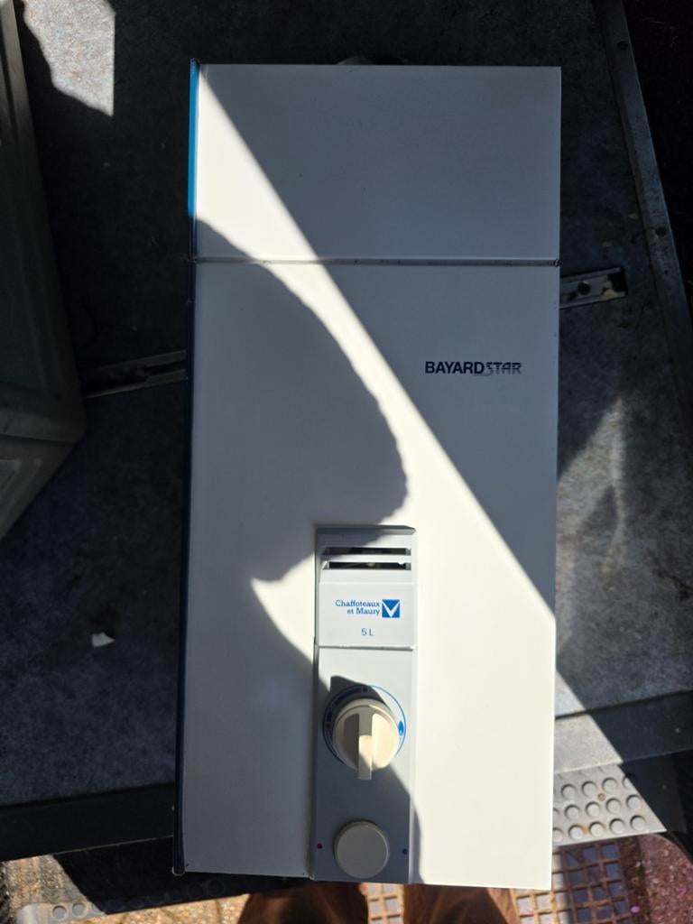 Goed werkende geiser op propaan/butaan voor aanbouw/garage, Ophalen of Verzenden, Gebruikt, Propaan of Butaan, Geiser