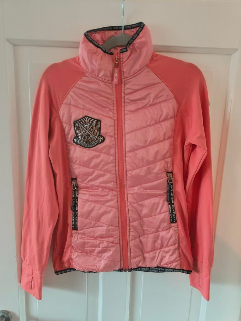 La Valencio Khyra vest in zalmroze, maat M, Maat 38/40 (M), La Valencio, Ophalen of Verzenden, Zo goed als nieuw
