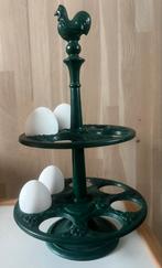 Groene eierhouder met haan, Ophalen, Gebruikt