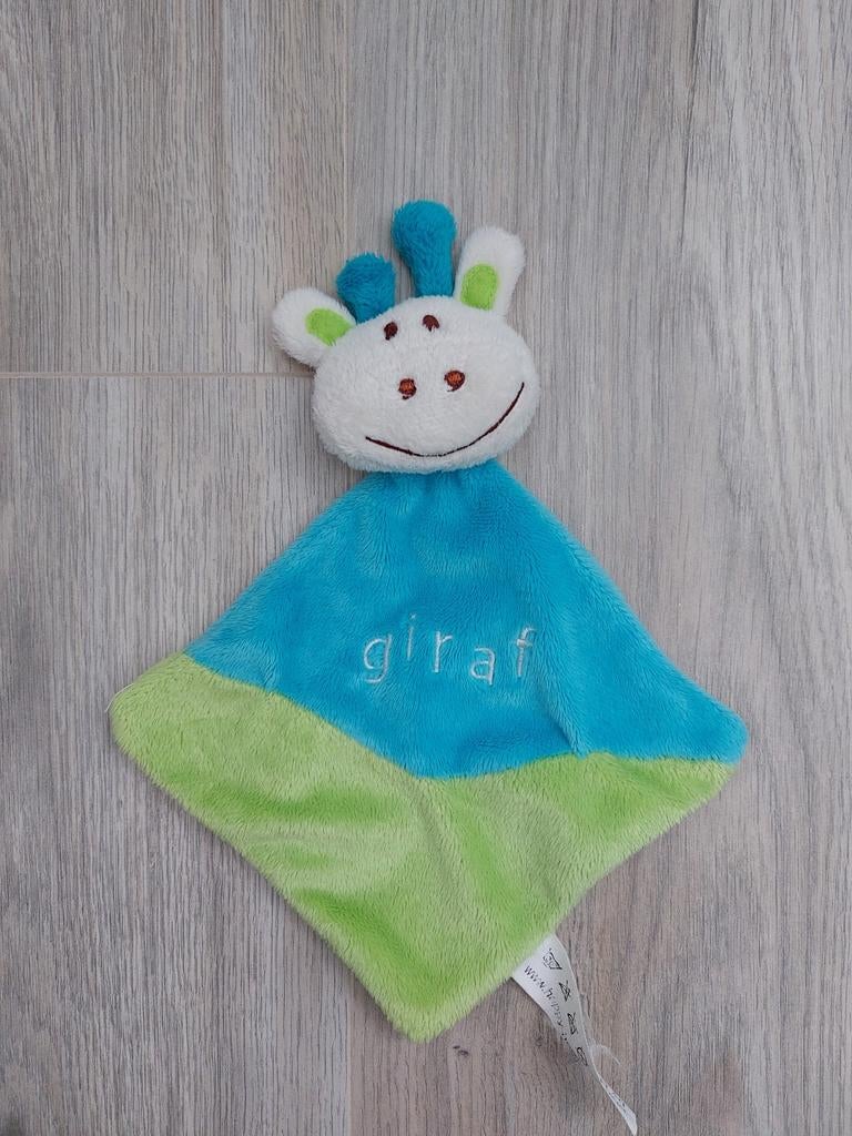 Knuffel knuffeldoekje happy horse vintage giraf L1231, Kinderen en Baby's, Speelgoed | Knuffels en Pluche, Ophalen of Verzenden
