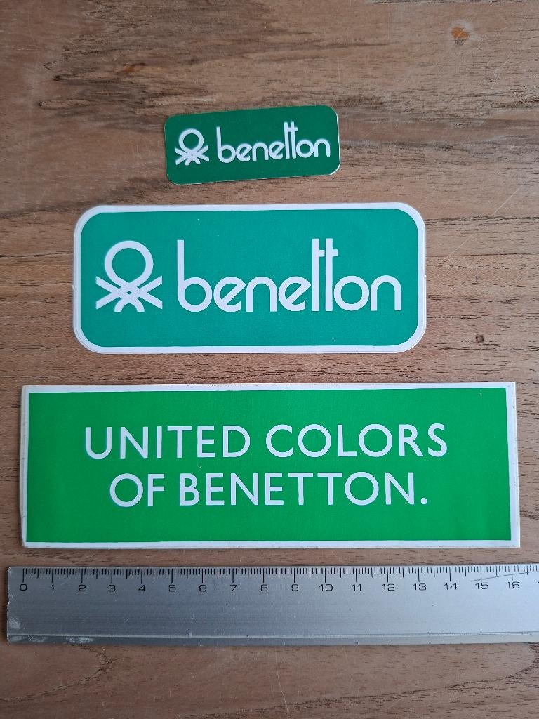 Stickers Benetton, Verzamelen, Verzenden, Zo goed als nieuw, Merk