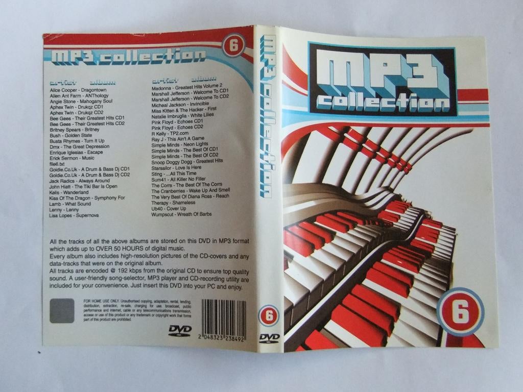 MP3 collection op dvd  deel 6, Alle leeftijden, Verzenden, Zo goed als nieuw