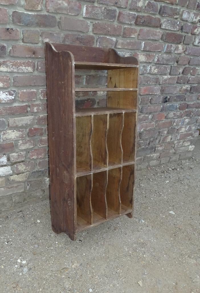 oud houten bordenrek rek kast hangkast regaal, Ophalen