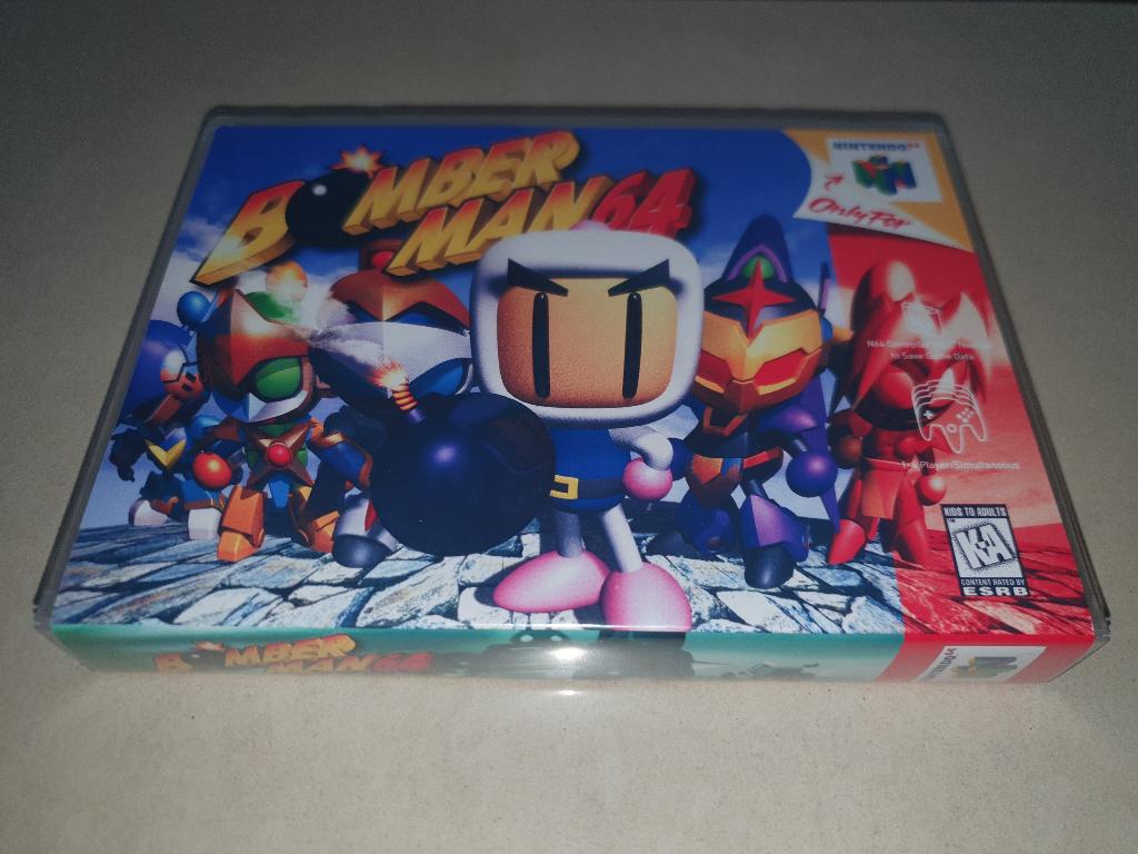 Bomberman 64 N64 Game Case, Spelcomputers en Games, Games | Nintendo 64, Zo goed als nieuw, Avontuur en Actie, 1 speler, Vanaf 3 jaar