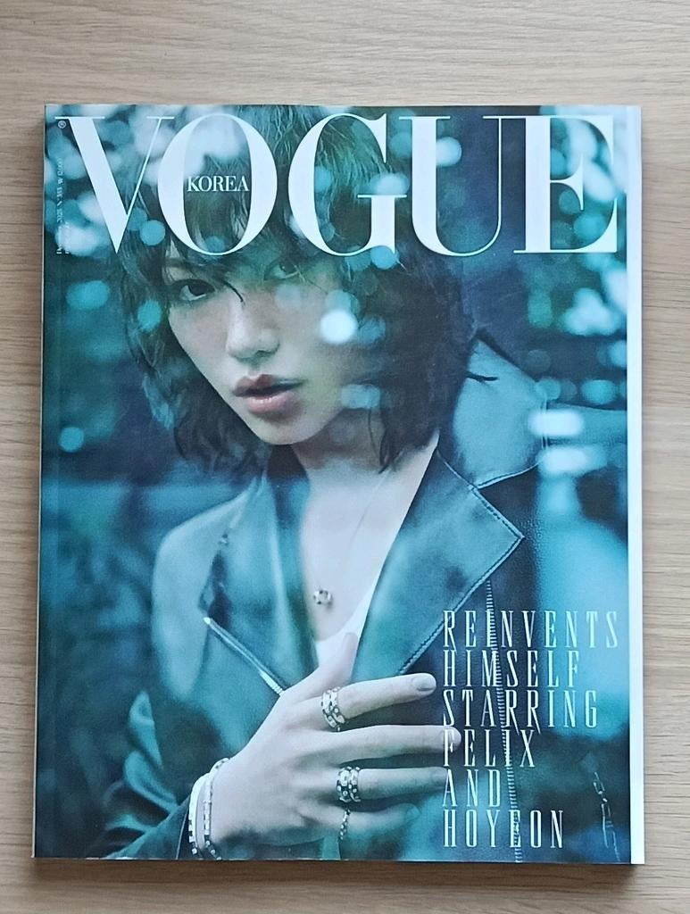 Vogue Korea Felix straykids, Ophalen of Verzenden, Zo goed als nieuw