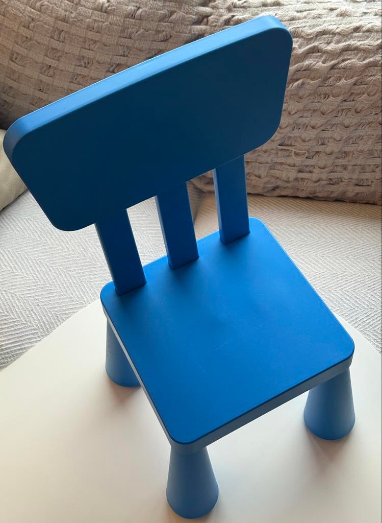 Ikea Mammut kinderstoel blauw, Ophalen, Zo goed als nieuw, Overige typen