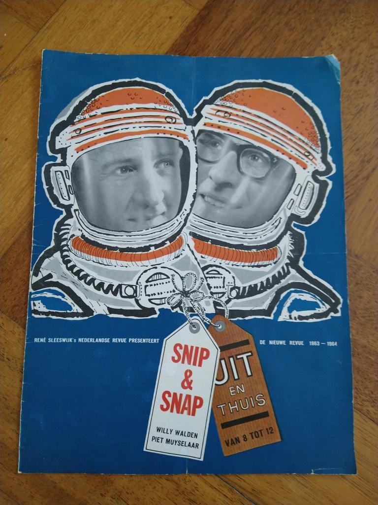 Snip & Snap Uit en Thuis programma boekje uit 63-64, Verzamelen, Verzenden, Gebruikt, Boek, Tijdschrift of Artikel