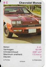 Ka17 autokaartje 8c chevrolet monza, Ophalen of Verzenden, Zo goed als nieuw, Auto's