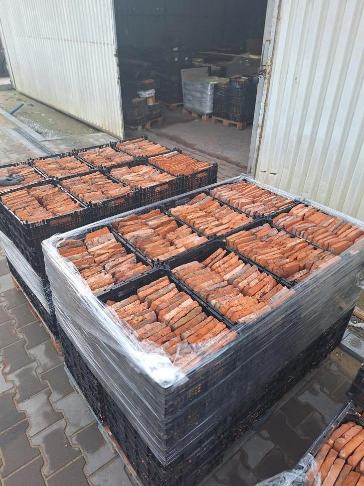 Oude steenstrips, industrieel, voor binnen-/buitenmuren., Doe-het-zelf en Verbouw, Overige Doe-het-zelf en Verbouw, Gebruikt, Ophalen