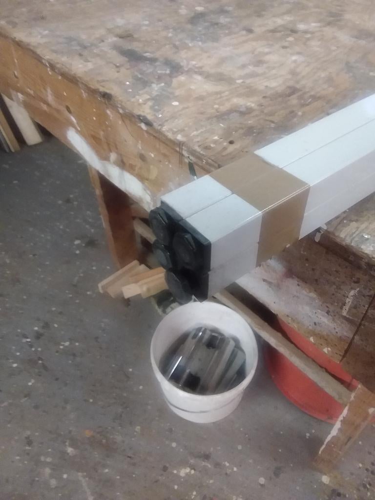 metaal tafelframe met 4 poten., Ophalen, Zo goed als nieuw