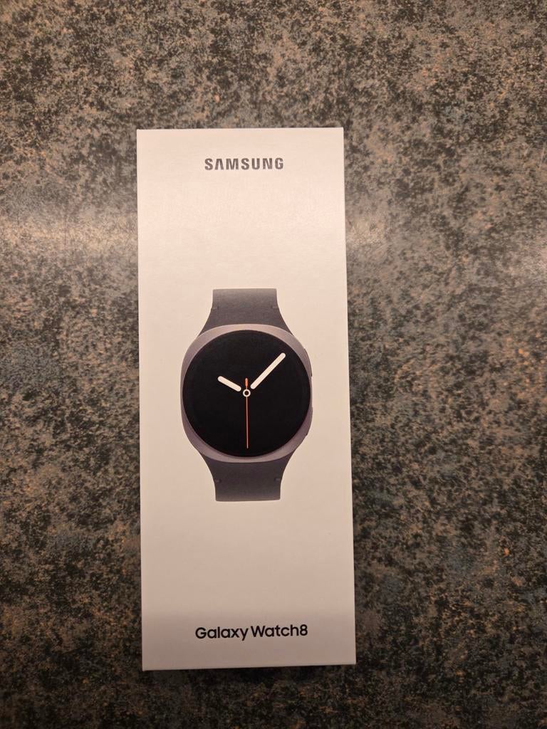 Samsung galaxy watch 8 geseald!, Ophalen, Nieuw, Zwart, Android
