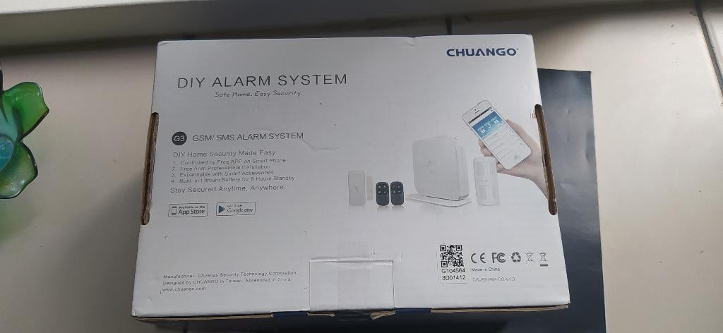 Draadloos Alarmsysteem Chuango G3 MET SMS FUNCNTIE, Doe-het-zelf en Verbouw, Alarmsystemen, Beweging, Draadloos, Nieuw, Ophalen of Verzenden
