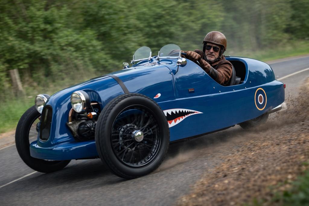 Unieke Lomax 223 – Een Morgan-3 Tribute - Klassieke Charme!, Voorwielaandrijving, Zwart, Cabriolet, Blauw