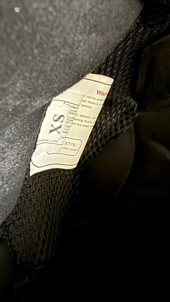 MatZwarte helm met vizier - Maat XS, Fietsen en Brommers, Brommerhelmen, Gebruikt, Extra small of kleiner, Ophalen