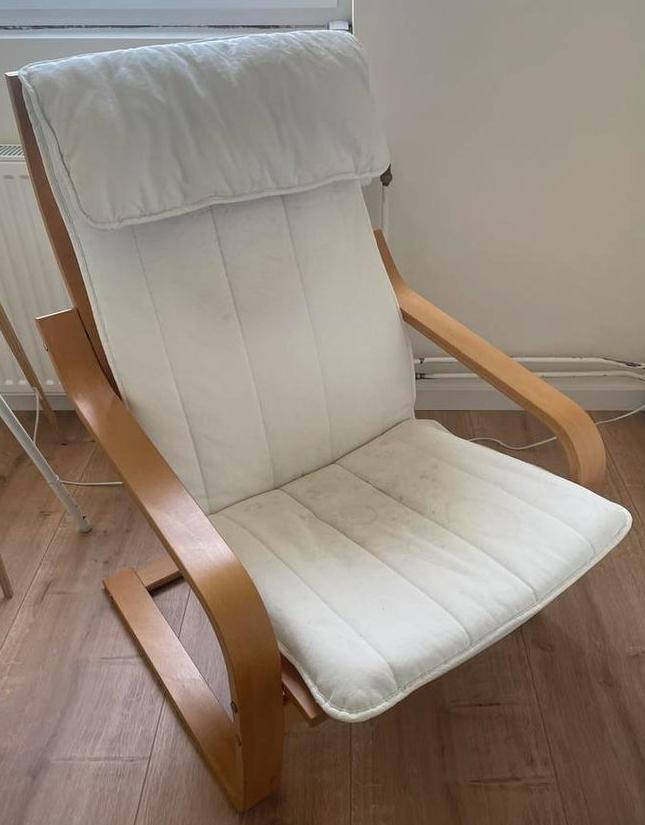 Ikea poang stoel, Ophalen, Gebruikt, 75 tot 100 cm, 50 tot 75 cm
