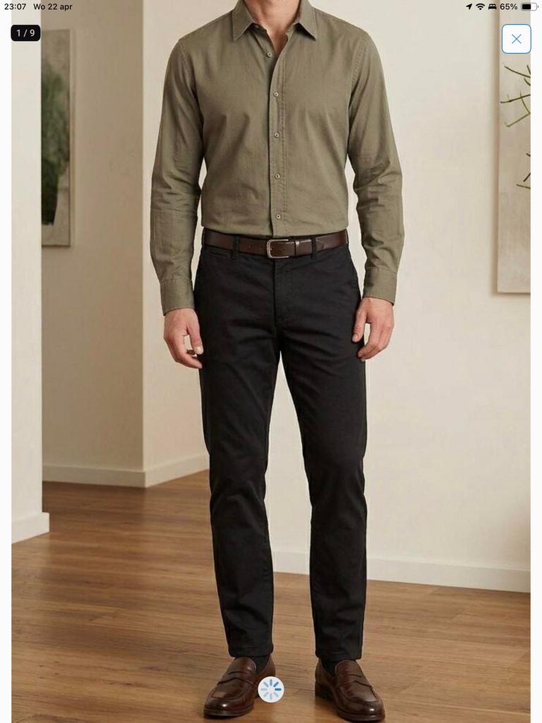 MEXX Overhemd legergroen/kaki mt L, Kleding | Heren, Overhemden, Ophalen of Verzenden, Zo goed als nieuw, Groen, Halswijdte 41/42 (L)