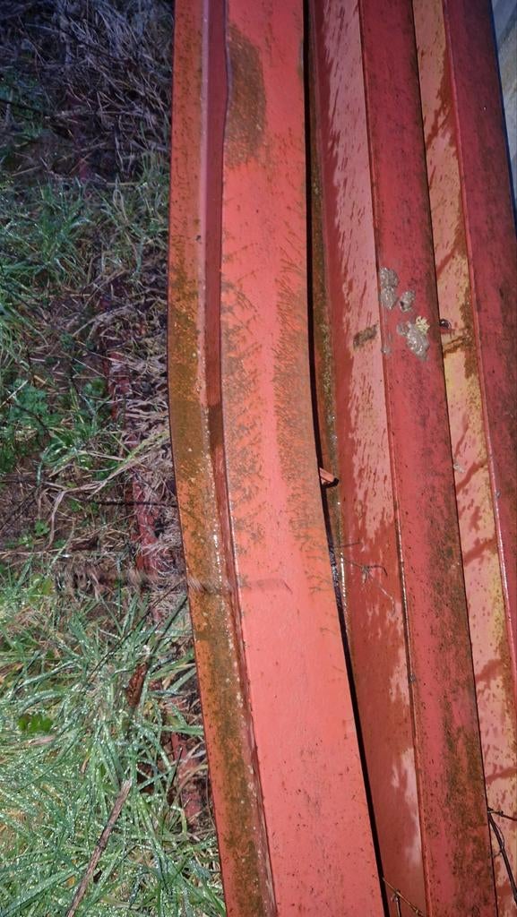 40ft Zeecontainer met Spanten en Hekwerken, Ophalen of Verzenden