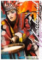 Kunst poster Carnaval 2018 provincie Limburg, Ophalen of Verzenden, Zo goed als nieuw, A1 t/m A3, Overige onderwerpen