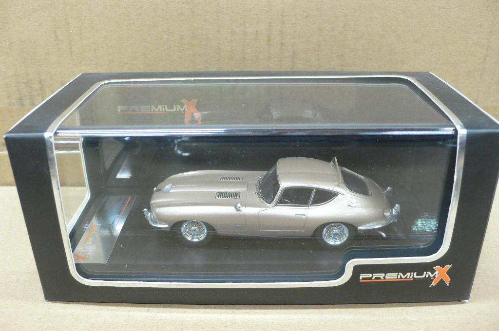 Premium X 1:43 Jaguar E-Type Loewy Año de construcción 1966 bronce metálico PR0243 modelo coche