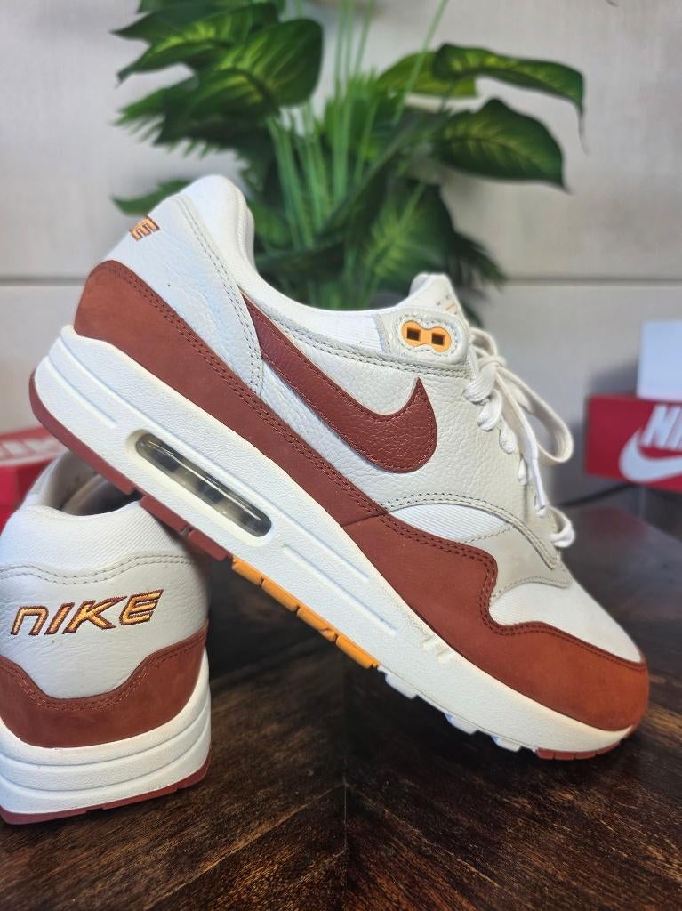 Nike Air Max 1 LX Rugged Orange maat 45, Overige kleuren, Nike, Ophalen of Verzenden, Nike