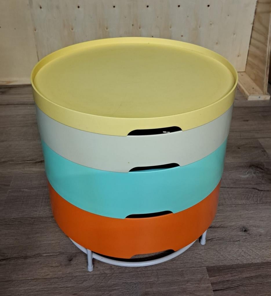 Ikea PS 2014 bijzettafel, Rond, Ophalen, 45 tot 60 cm, Minder dan 55 cm