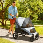 Hondenbuggy hondenkar nieuw grijs, Ophalen of Verzenden, Nieuw