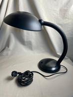 Vintage zwarte Massive bureaulamp Bauhaus stijl, Huis en Inrichting, Lampen | Tafellampen, Gebruikt, Ophalen of Verzenden, Bauhaus stijl