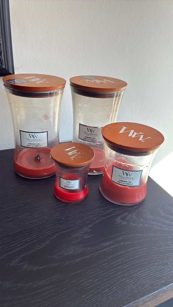 Lege woodwick kaarsen, Overige materialen, Gebruikt, Ophalen of Verzenden, Kaars