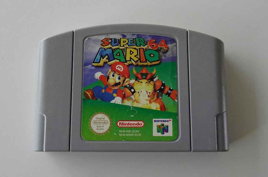 Super Mario 64 voor Nintendo 64, 1 speler, Zo goed als nieuw, Vanaf 3 jaar, Ophalen