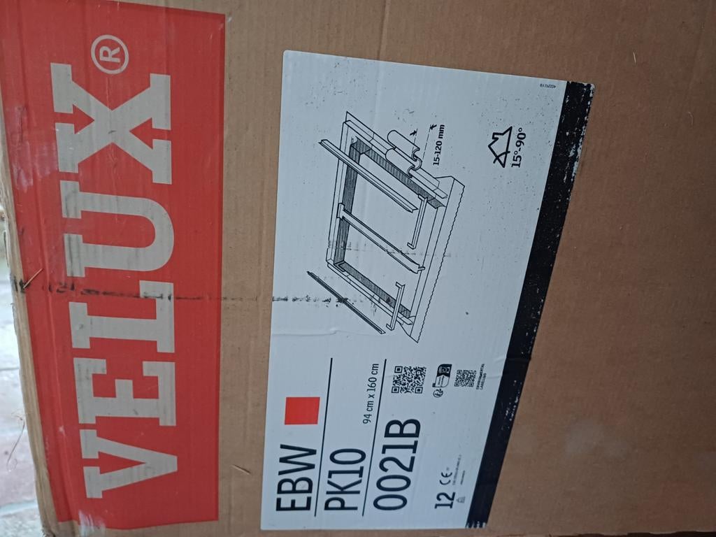 Velux dakraam tussenstuk ebw pk10 0021b, 75 tot 150 cm, Raamkozijn, Ophalen of Verzenden, 75 tot 150 cm
