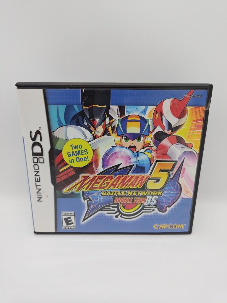 MegaMan Battle Network 5 Double Team DS NTSC CIB, Gebruikt, 1 speler, Ophalen of Verzenden, Role Playing Game (Rpg)