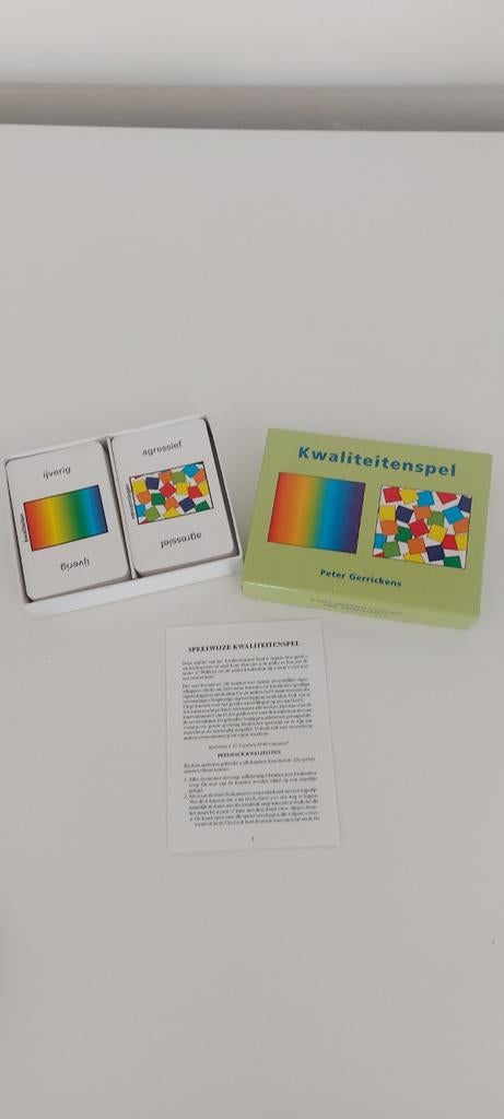 Kwaliteitenspel Peter Gerrickens - Ontdek je kwaliteiten, Ophalen of Verzenden, Gebruikt, Overige typen