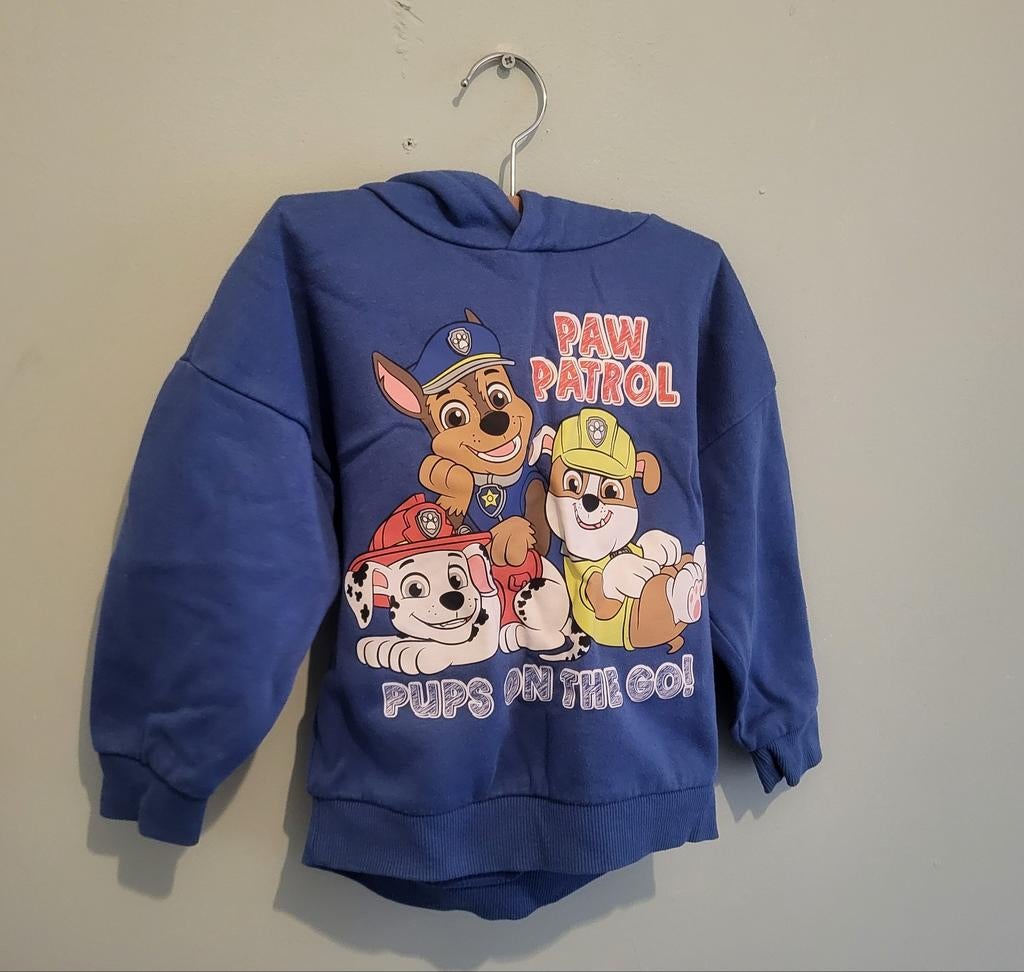 Paw Patrol hoodie maat 104, Kinderen en Baby's, Kinderkleding | Maat 104, Gebruikt, Jongen of Meisje, Trui of Vest, Ophalen of Verzenden