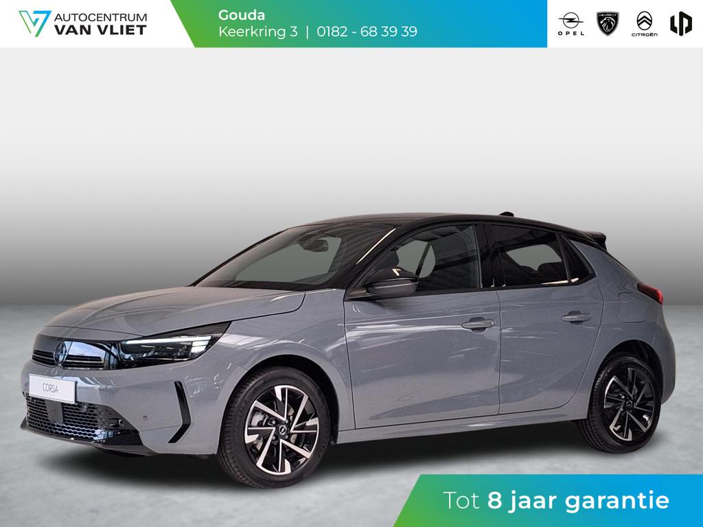 Opel Corsa 1.2 Turbo Hybrid GS Automaat | Navigatie | Achter, Auto's, Opel, Stof, 1199 cc, Met garantie (alle), Bedrijf