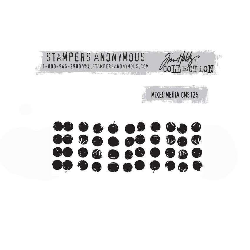Stampers Anonymous Tim Holtz Cling Stamp Mixed Media #125/04, Verzenden, Nieuw, EZ-mounted stempel