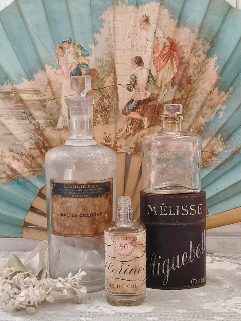 Oude Eau de Cologne fles, Ophalen of Verzenden