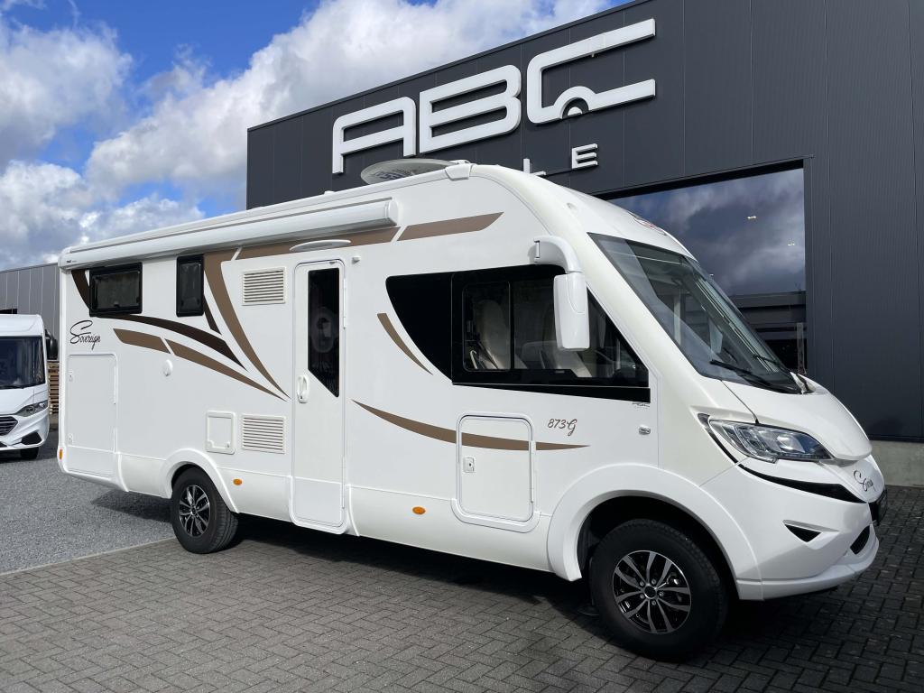 Mc Louis Sovereign 873 (bj 2018), Integraal, Fiat, Luifel, 7 tot 8 meter